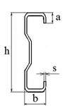 фото Стальной гнутый тонкостенный Сигма-образный профиль (СГТСП 200*60*t мм)
