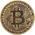 фото Коллекционная Bitcoin монета