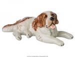 фото Минискульптура собака коллекционная длина 10 см