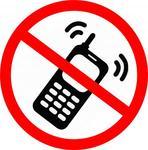фото Наклейка маленькая "Пользоваться телефоном запрещено" №24 (10х10 см)