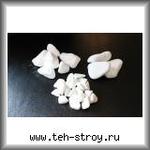 фото Галтованный мрамор Тасос (супер-белая галька) 20.0-40.0 в мешках по 25 кг