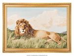 фото Гобеленовая картина царь зверей 84х119см.